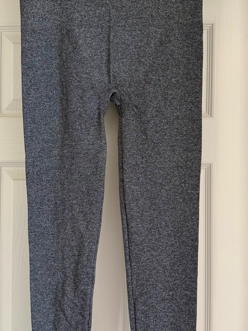 SPANX Charcoal Heather High-Rise Leggings